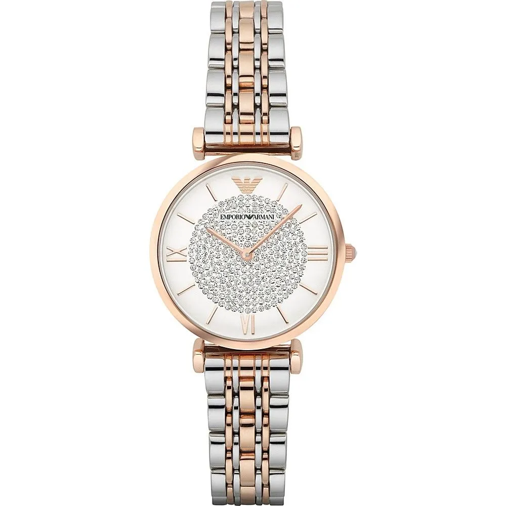 Emporio Armani Women's Retro Two-Tone Stainless Steel Quartz Watch AR1926 -  BAZANTECH VIỆT NAM | Giải Pháp Công Nghệ Toàn Diện