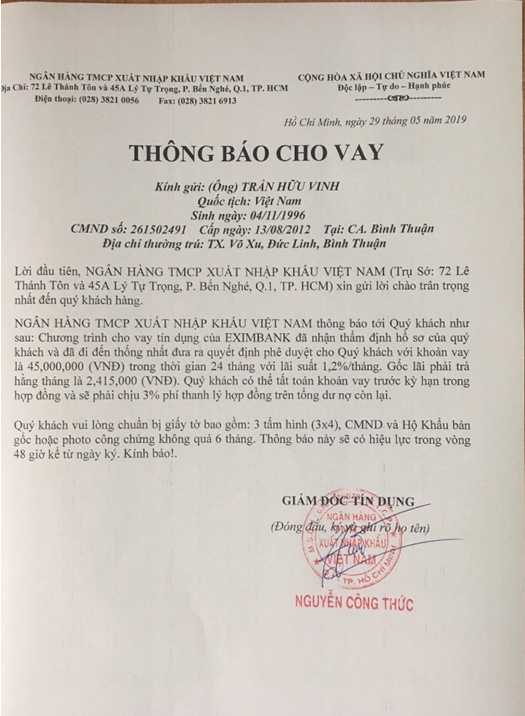 Ngân hàng cảnh báo thủ đoạn lừa đảo cho vay