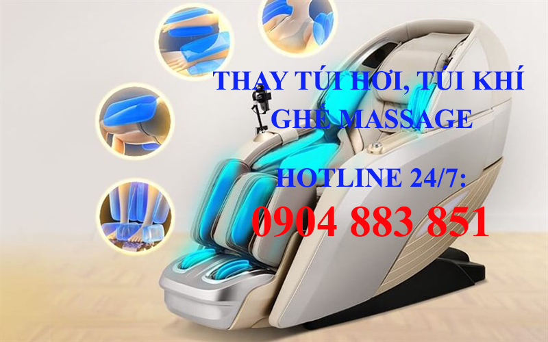 Thay túi hơi - túi khí ghế massage tại phường Bình Lợi Trung