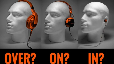 In-ear, Over-ear, On ear là gì ? Chi tiết cho người mới